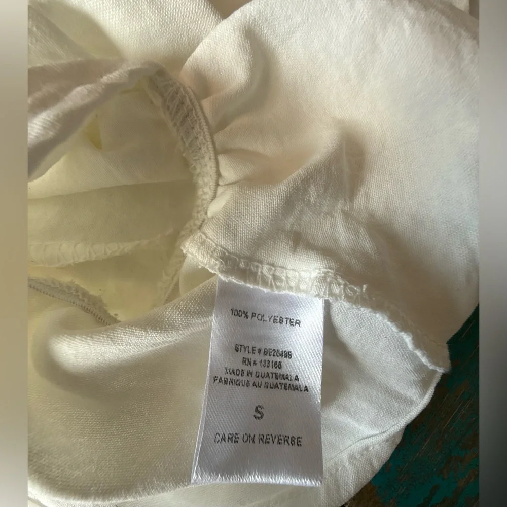 Altar'd State Cream Ruffle Sleeve Blouse - Picture 5 of 6